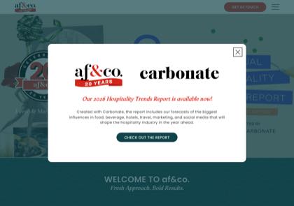 Homepage of af&co.