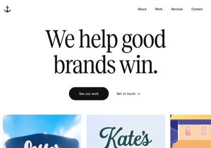 Homepage of Anchour