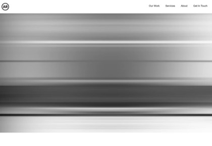 Homepage of AR Design