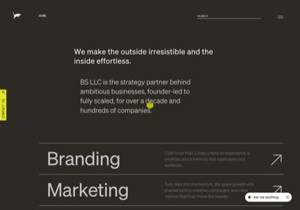 Homepage of BSLLC