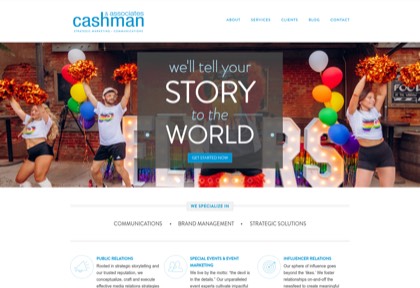 Homepage of Cashman & Associates