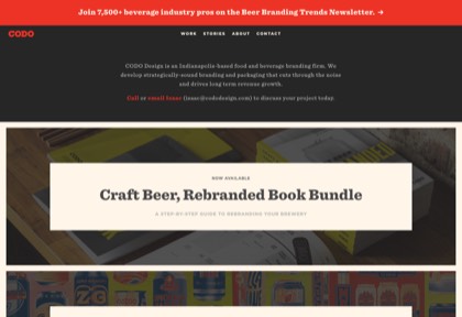 Homepage of CODO Design