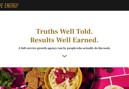 Homepage of Creative Energy