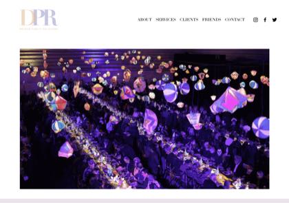 Homepage of Droese PR