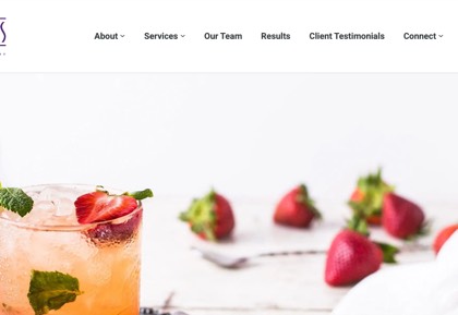 Homepage of Estes Public Relations