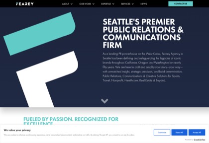 Homepage of Fearey