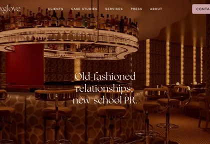 Homepage of Foxglove Communications