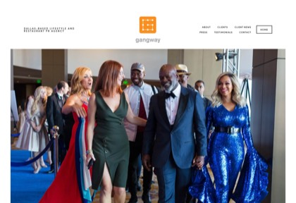 Homepage of Gangway