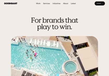 Homepage of Good Giant