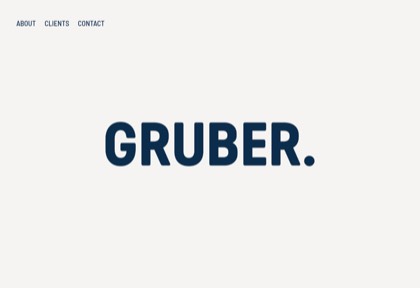 Homepage of Gruber Strategies