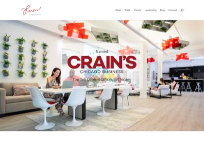 Homepage of Heron Agency