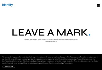 Homepage of Identity