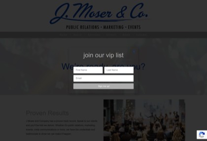 Homepage of J. Moser & Co.