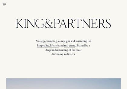 Homepage of King & Partners