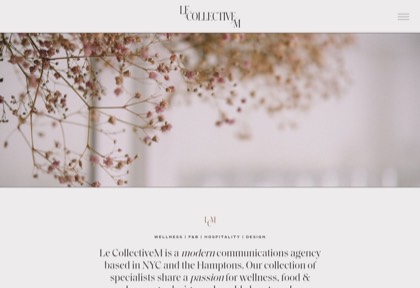 Homepage of Le CollectiveM