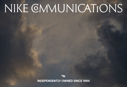 Homepage of Nike Communications