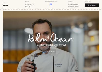 Homepage of Palm & Ocean