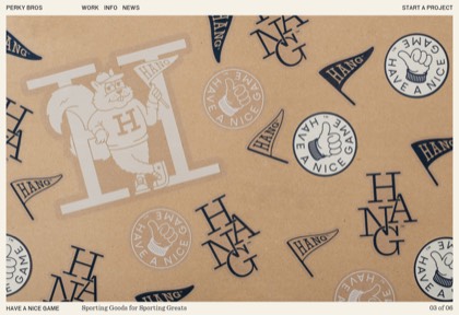 Homepage of Perky Bros