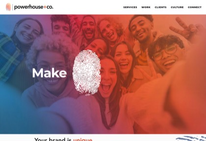 Homepage of Powerhouse + Co