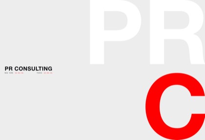 Homepage of PR Consulting