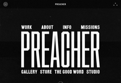Homepage of Preacher