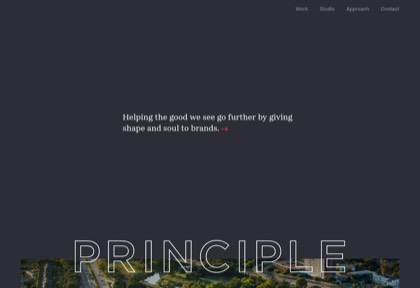 Homepage of Principle