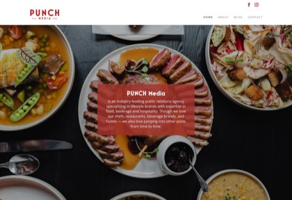 Homepage of PUNCH Media