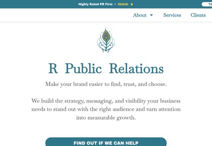 Homepage of R Public Relations (RPR)