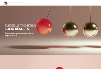 Homepage of rbb Communications