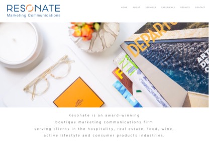Homepage of Resonate