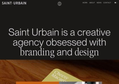 Homepage of Saint Urbain