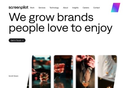 Homepage of Screen Pilot