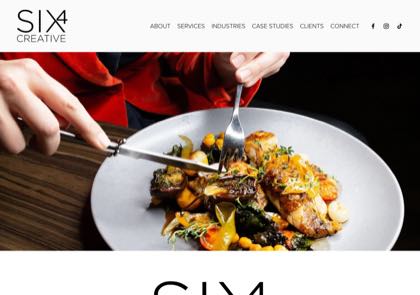 Homepage of SIX4 Creative