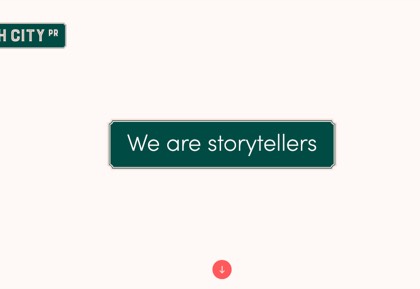 Homepage of South City Public Relations