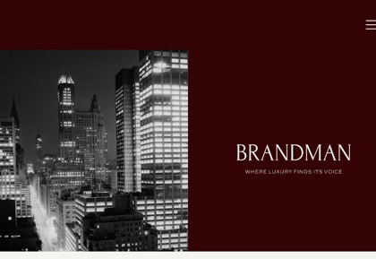 Homepage of The Brandman Agency