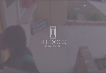 Homepage of The Door