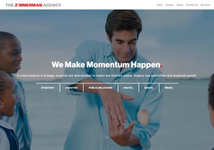 Homepage of The Zimmerman Agency
