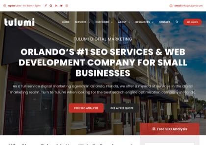 Homepage of Tulumi