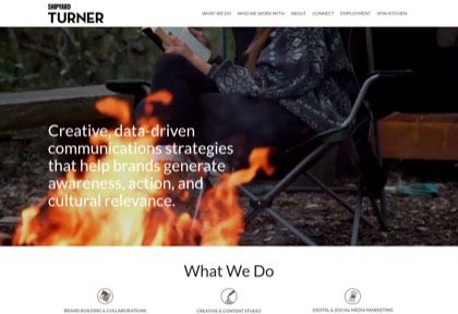Homepage of TURNER (The Shipyard Collective)