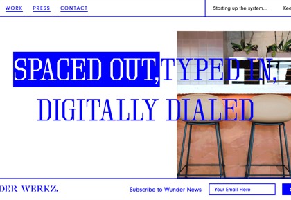 Homepage of Wunder Werkz